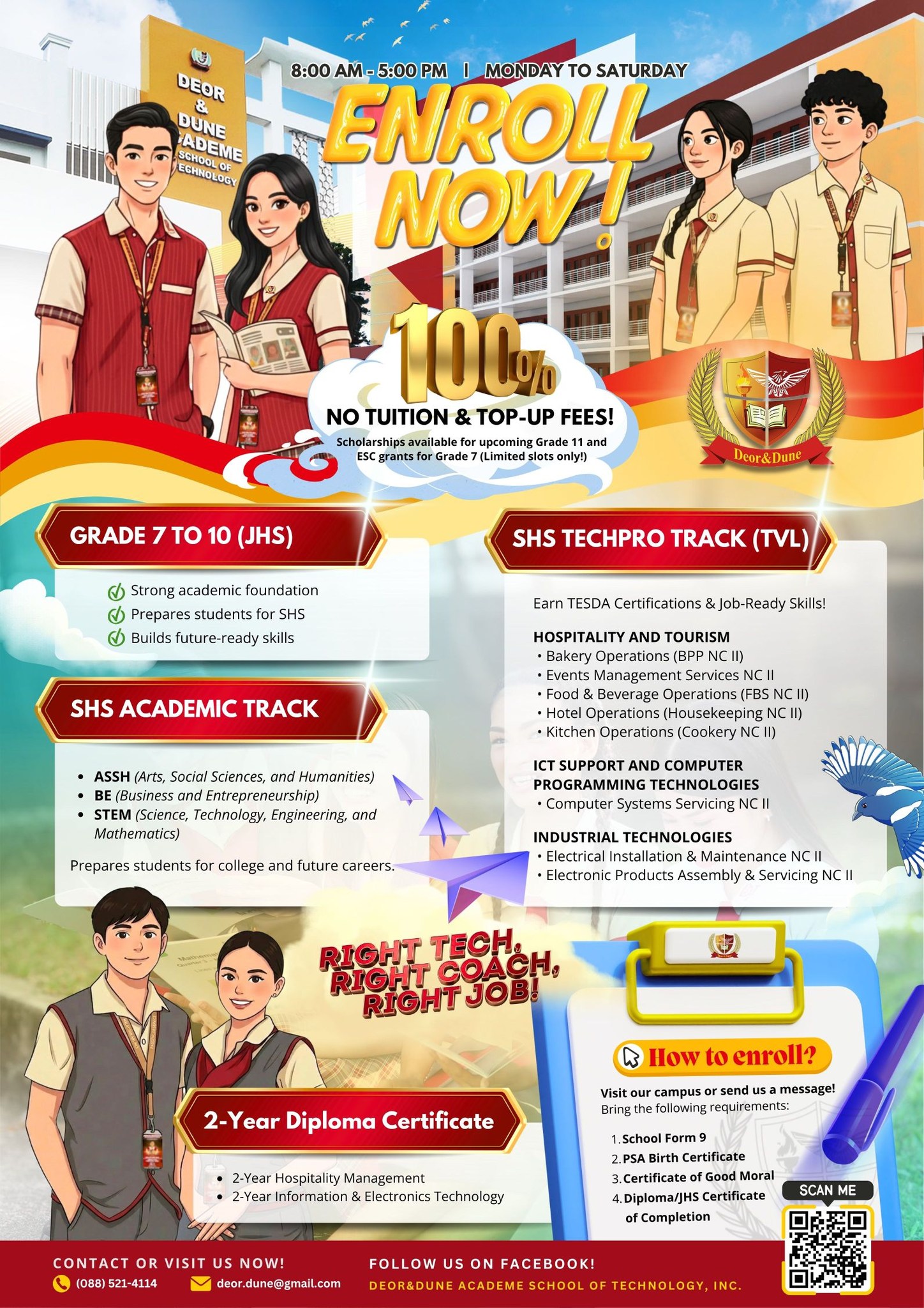 Support desk and student services